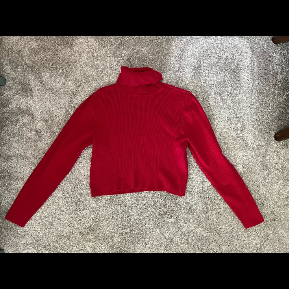 Liz Claiborne Croped turtleneck sweater